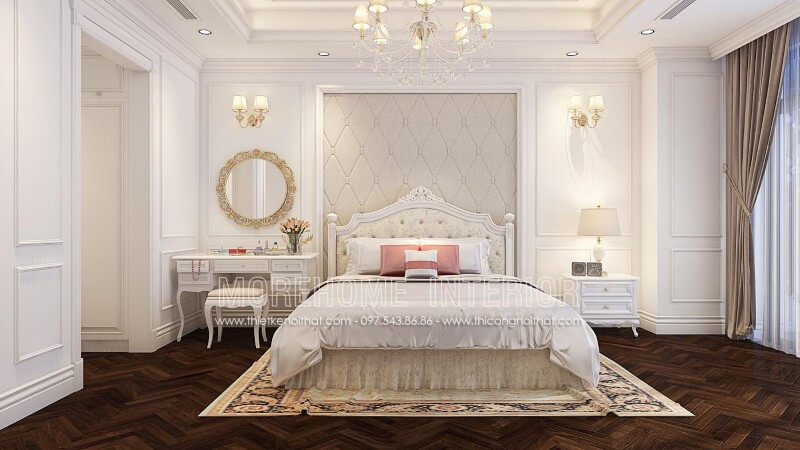 Giường ngủ biệt thự Giường ngủ biệt thự