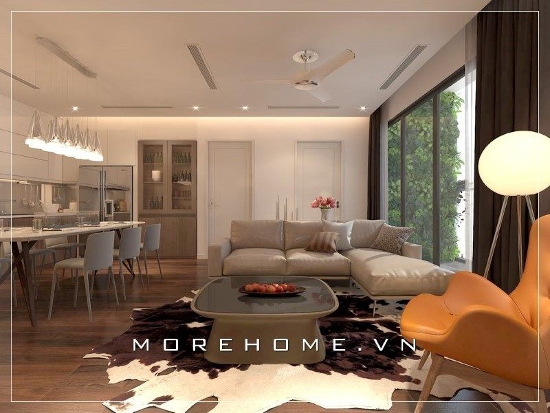 Khi có khách đến thăm, bộ sofa phòng khách sẽ giúp tạo cảm giác thân thiện và tôn trọng.