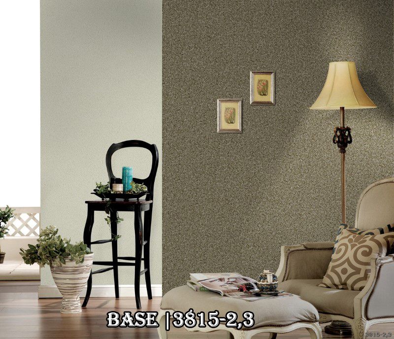 Không gian hiện đại được tạo ra bằng cách kết hợp nghệ thuật và hai loại giấy dán tường giả đá 3815-2 vaf-3.